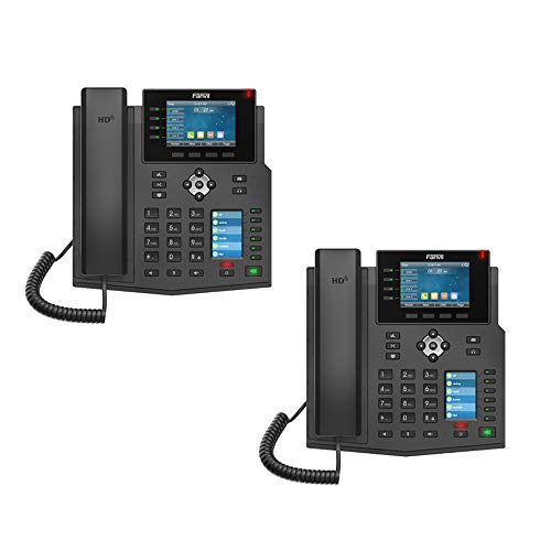 Teléfono IP Ejecutiva Fanvil X5U 6 líneas pantalla a color
