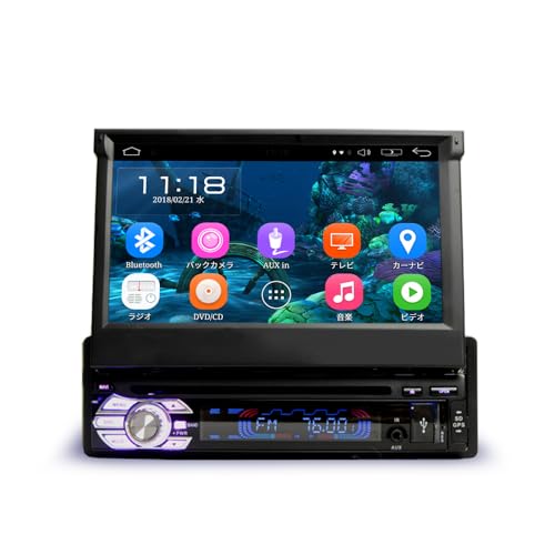 ALPINE カーナビ DVDプレーヤー機能付き 11型カーナビ フローティング