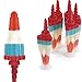 Cuisipro Snap-Fit Pop Molds: 6 Rocket and 6 Boat shapes