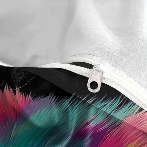 Housse de couette design géométrique abstrait 3D pour lit de couple - 8