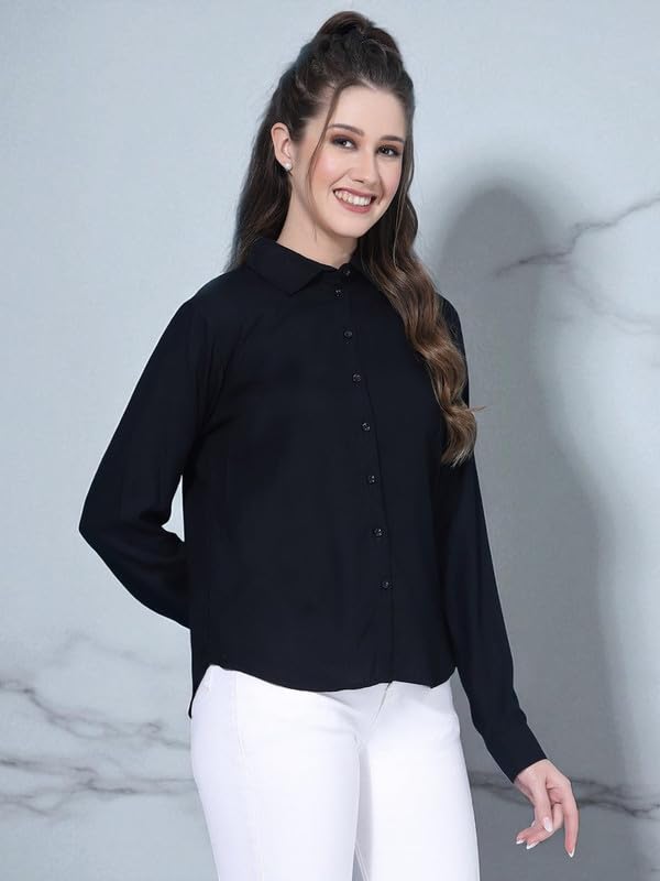 Image of OOMPH! Women's Cotton Regular Fit Floral Button Down Shirt