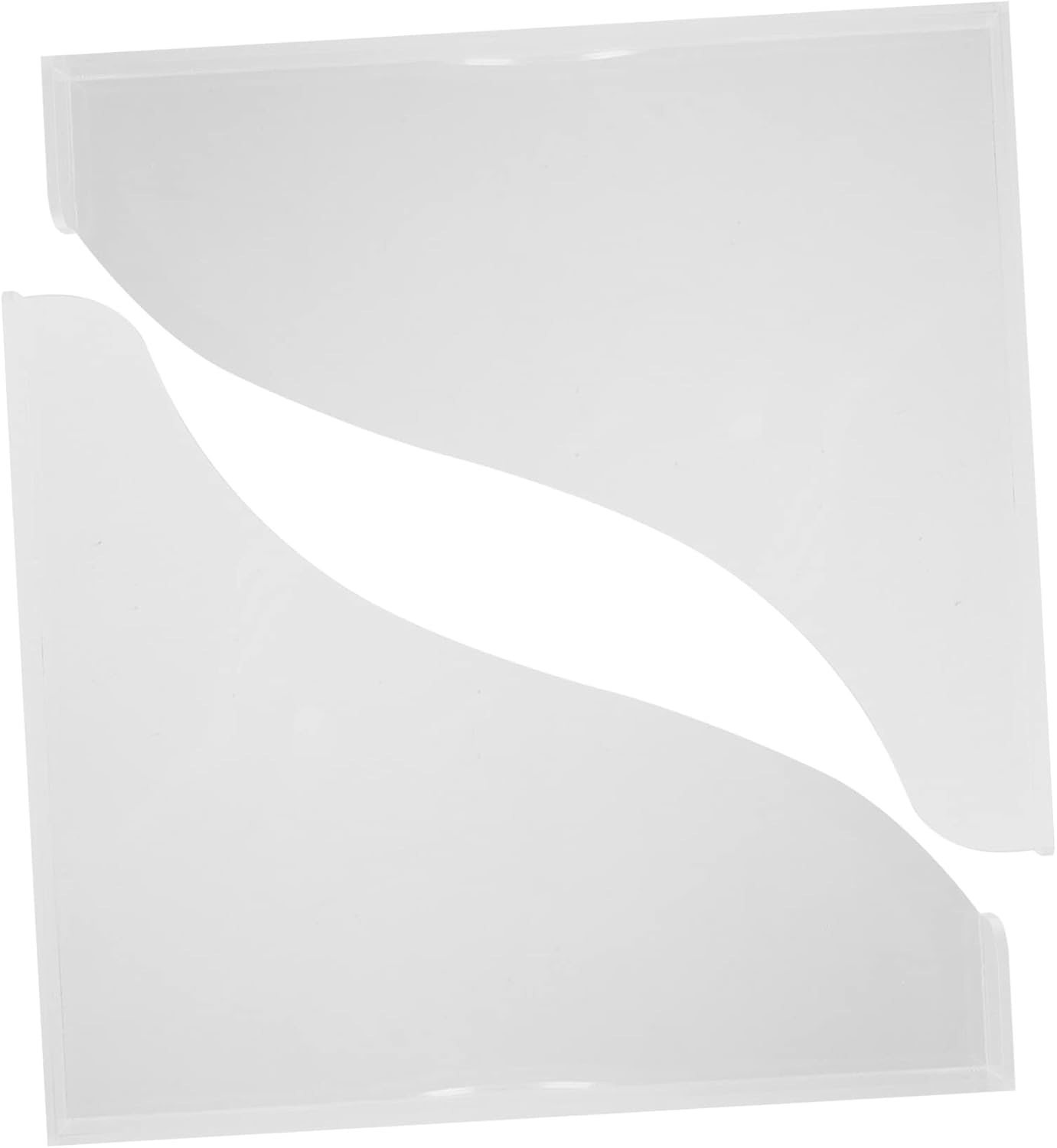 1Set Bathroom Acrylic Splashing Guards with Adhesive Tape Bathtub Water Guard for Preventing Splashing Easy Installation for Clean and Dry Floors Includes Clips
