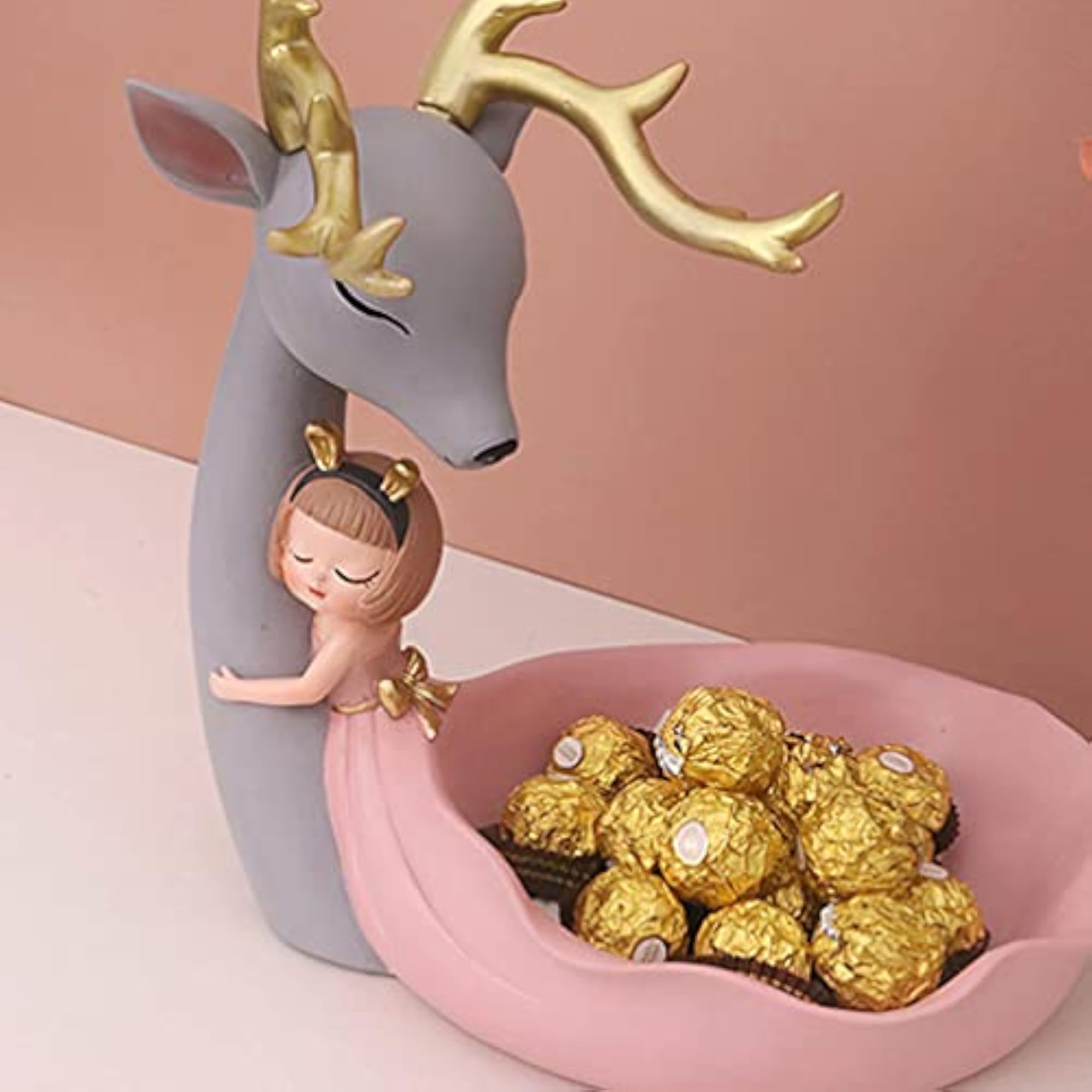 Deer Key Organizer Jewelry Storage Plate