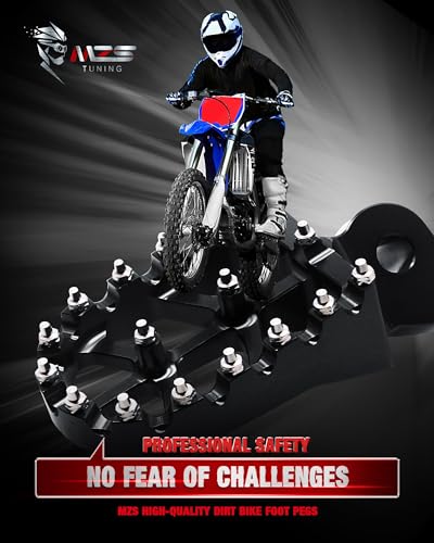 Image of MZS Dirt Bike Foot Pegs for YZ65 YZ125 YZ250 YZ125X YZ250FX YZ450F WR450F