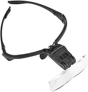 FOMIYES Eye Goggle Visor Magnify Glass Magnifier Loupe Low Vision Aid Magnifying Glasses Jewelry Magnifying Glass Goggles Headwear Elder