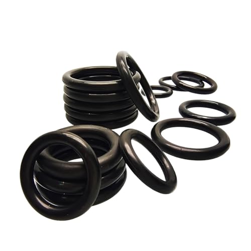 ワッシャー O型リングシールガスケット CS 5.3mm ID 30~100mm OD 40.6~110.6mm EPDMゴム絶縁防水ワッシャー 丸型 2個入り 無毒(ID58x5.3mm)