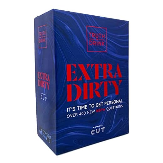 Truth or Drink: Extra Dirty Edition by Cut – Unleash Your Wild Side with 400+ Daring NSFW Questions (Stand-Alone or Expansion Pack)