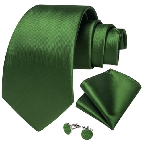 Corbata clásica de seda satinada 8cm para hombre miniatura 1