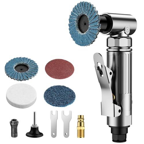 COLFULINE 90° Air Die Grinder with 1/4" & 1/8" Collet
