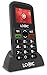 Cell Phone Big Button Senior Unlocked Only 2G GSM Logic SR3 Quad Band with FM Radio Bluetooth Camera Flashlight SOS Emergency Button for Elderly and Kids Desbloqueado