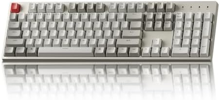 Keychron C2 Full Size Wired Mechanical Keyboard, Red Switch, Retr...
