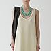 Coiris Statement Chunky Acrylic Chain Link Choker Necklace Fashion Women Collar Necklaces Acrylic Resin Chain Necklace(N0097-Texture Teal)