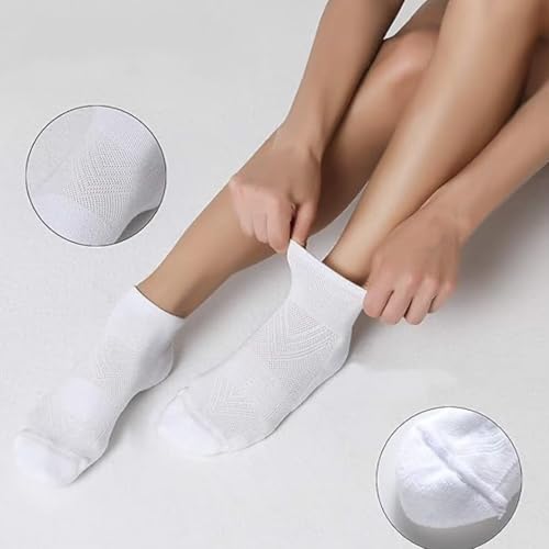Big Size Men's Socks Simple Breathable Casual Running Mid-Calf Socks (Size 6-11) 3 Pairs3