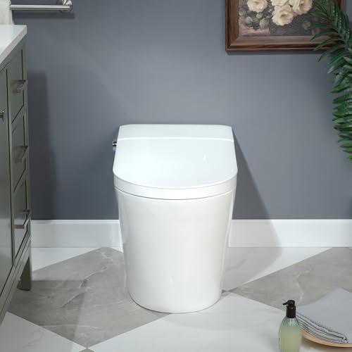 WOODBRIDGE Smart Toilet, Auto Open/Close Lid, Foot Sensor, Auto Flush, Heated Seat, Easy Installation, without Bidet,CHT002 by WOODBRIDGE - Image 2