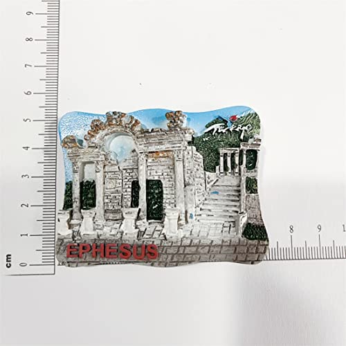 Imán de nevera 3D Turquía Ephesus en resina miniatura 6