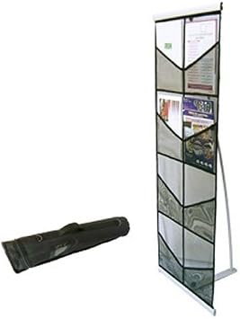 8 Pocket Literature Magazine Catalog Brochure Rack Holder Stand Portable Trade Show