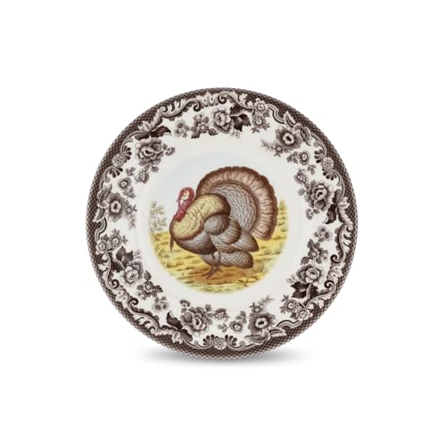 Spode Woodland Turkey Luncheon Plate - 9 Spode Woodland Turkey Luncheon Plate - 9