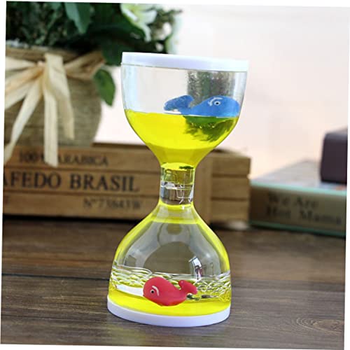 LIOOBO 2 Pçs Temporizador De Areia Areia Arte Movimento Líquido Relógio De Areia Temporizador Ação T