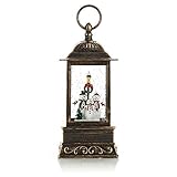 ReLive Christmas Light-Up Snow Globe Lantern - Santa and Friends