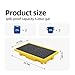 LYAYAN 2 Pcs Spill Containment Pallet, 2-Drum Plastic Platform with Drain Outlet, 2000Lbs Load 26”x14”x4.7”, Leakproof Stackable Tray for Garage/Kitchen/Basement/Industrial Storage
