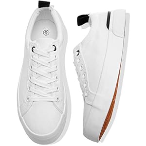 Womens Canvas Shoes Low Cut Canvas Sneakers Walking Running Shoes