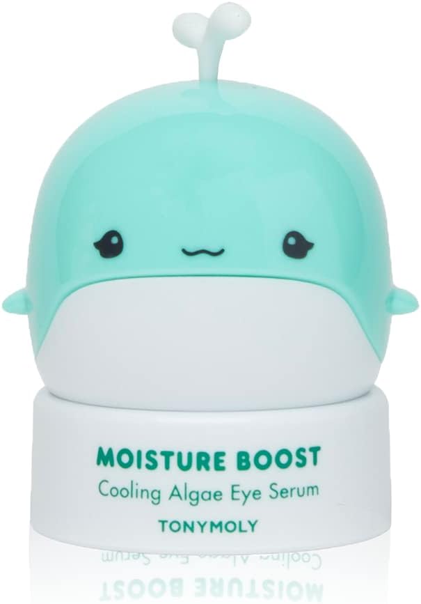 TONYMOLY Moisture Boost Cooling Algae Eye Serum – Hydrating & Soothing Korean Skincare with Algae, Hyaluronic Acid & Centella Asiatica, 15 g