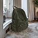 IAUGO Canvas Backpack for Women Cute Backpack for Women Vintage Laptop Aesthetic Knapsack-Army Green