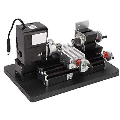 Mini Metal Lathe Z20002m 24 W met 20000RPM Motor 100-240 V DIY Works Tool Zwart DIY Draaibank Machine Mini Metalen Lathe… - Image 4