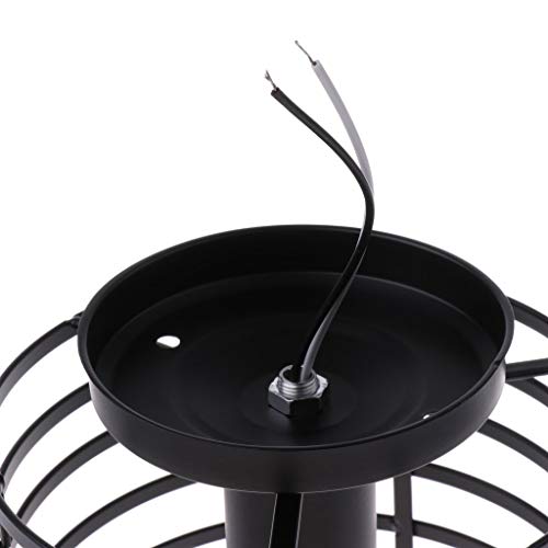 Plafonnier noir E27 pour créer une ambiance de café bistrot
