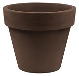 Acabado mate Vondom Pots Maceta, Bronce, 44.8x44.8x38.799999999999997 cm