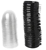 Plastic Yolk Pastries Trays Mooncake Box Round Individual Plastic Egg-Yolk Puff Single Muffin Cake Container...