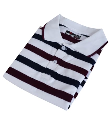 Image of DECHADO Pure Cotton Half Sleeve Polo Neck Regular Fit Boys T-Shirt | Kids T-Shirt | Boys T-Shirt | Tshirts for Kids Boys | Cotton Tshirt