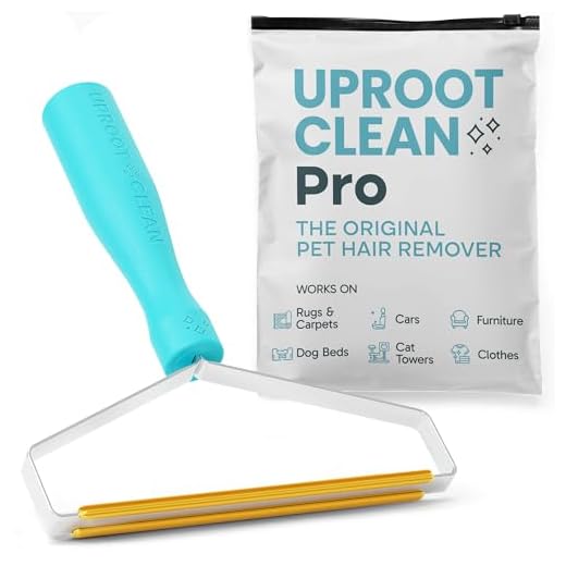 Uproot Cleaner Pro Pet Hair Remover - Special Dog Hair Remover Multi Fabric Edge and Carpet Scraper by Uproot Clean - Cat Hair Remover for Couch, Pet Towers & Rugs - Gets Every Hair!
