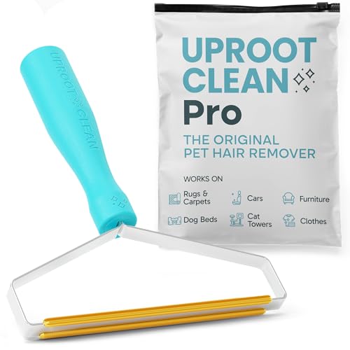 Uproot Cleaner Pro Pet Hair Removal Tool - Special Dog Hair Remover Multi Fabric Edge and Carpet...