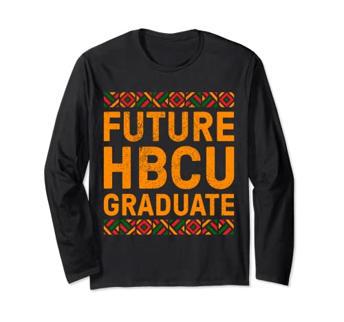 Futuro HBCU Grad Camiseta Historical Black College Manga Larga