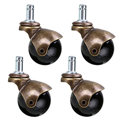 Skelang 2 Inch Ball Caster Stem Caster Wheel, Vintage Antique Swivel Caster