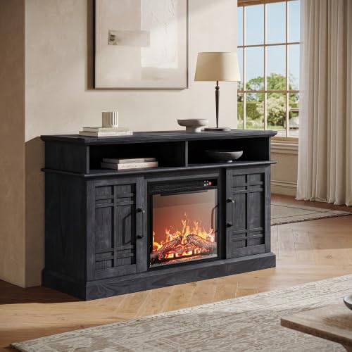 BELLEZE Norrell 48" TV Stand with 18"…