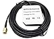 Auto Aktive GPS Antenne 3 Meter | GPS Antenne mit SMA RG178 Koaxialanschluss und Magnetfuß für GPS Autoradio Navigationssystem | 28 dB