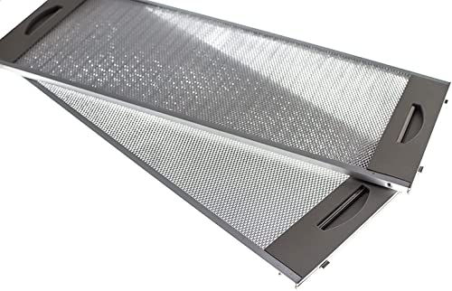 ELECTROTODO reemplazo de filtro de aluminio compatible con campana extractora Teka CNL1000/CNL2000 61801289 (2 unidades)