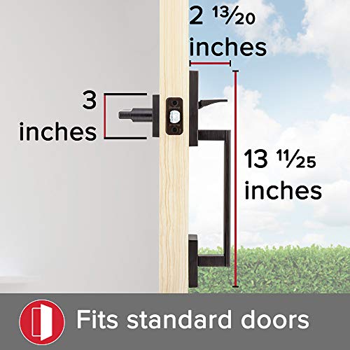 Kwikset 815SCEXHFL SQT 514 RBP San Clemente Front Door Handle No Lock, Entry Handleset Exterior With Interior Reversible Handed Lever thumb #5