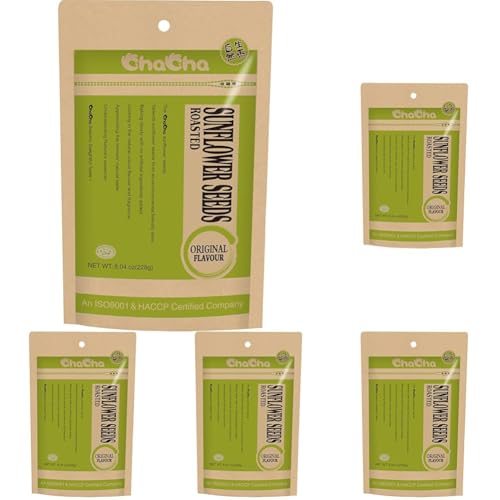 CHACHA - Graines de Tournesol Grillées Original, 1 sachet de 228 g (Lot de 5)