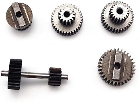 Replacement Part For 1 Set Metal Gears With 370 Motor For WPL Speed Change Gear Box For B1 B24 B16 B36 C24 1/16 4WD 6WD Rc Car,B - (Color: 1 X Gear Set)