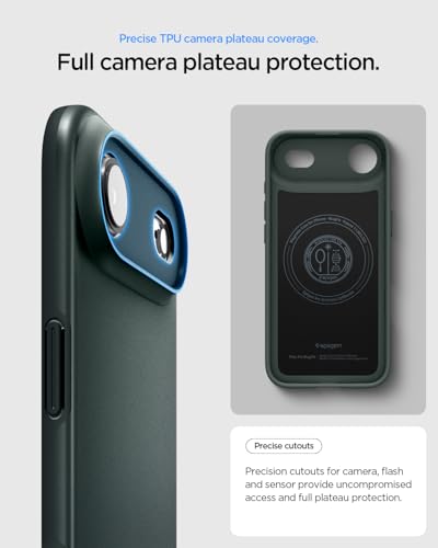 Coque iPhone Air protection antichoc mince MagSafe verte Spigen - 5