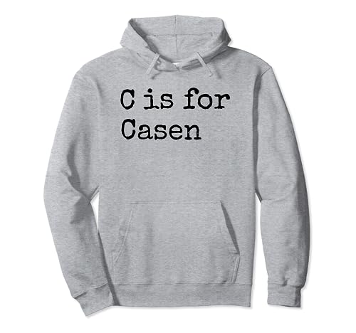 C personnalisé est pour Casen Name Student Kindergarten Sweat à Capuche
