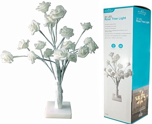 20 LED Lovely ROSE TREE Decorative WARM WHITE LIGHT