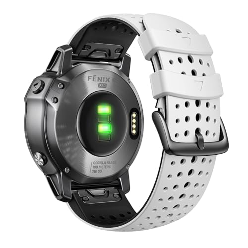 [�����ȓX] Fenix 8X Fenix 7X Sport Sport Silicone Watch Band 26mm�̌����p�X�g���b�v6x/6x Pro/5x Plus/Tactix 7 Pro/Enduro 2/Fenix 3/Descent Mk