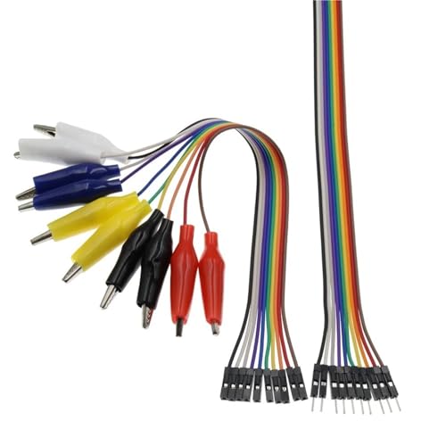 Cable de prueba con pinzas de cocodrilo hembra de 3cm para crear tus prototipos de robótica en casa 6