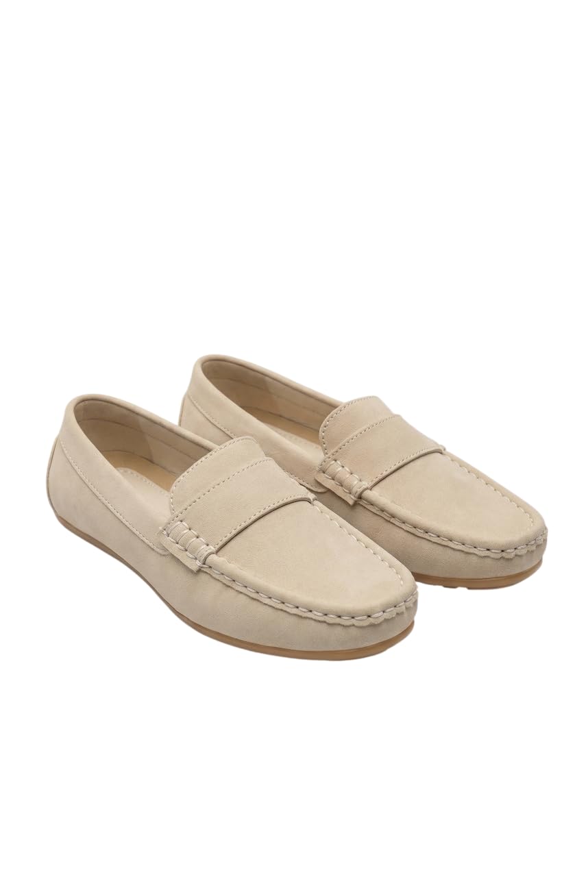 Mocassins à Enfiler en Faux Daim pour garçons, Chaussures Plates Classiques et décontractées pour Mariage
