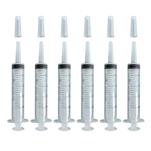 lifactlab. ペット シリンジ 猫 犬 小動物 給餌 投薬 介護 メモリ付き シリンジボトル20ml 6本