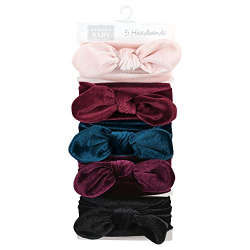 Image of Hudson Baby Cotton and Synthetic Headbands, Size 0-24 Months